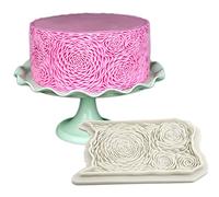 3D Fondant Silicone Molds Rose DIY Rose Wrinkle Cake Mold Ruffles Fondant Surrounding Silicone Tool