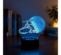 3D Football Night Light, Available in 7 Colours, is not only a Decorative Item for Children and Football Fans, but Also the Perfect Choice for a Sports Themed Room.