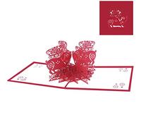 3D for Handmade for Creative Greeting Cards Postcards Invitation Greeting Cards Assortment Box Birthday Christmas Thinking of You Funny Handmade for Every Occasion