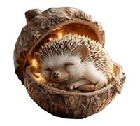 3D Forest Animal Acorn Ornaments for Christmas Decorations, Pine Cone Animal Decoration, Woodland Creature Figurine, Acrylic Hanging Ornament Home Party Décor (D)