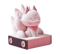 3D Fox Three-Dimensional Notepad Paper Carving