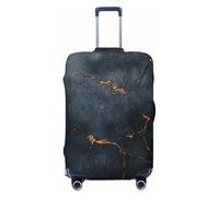 3D Fractured Landscape Elastic Travel Luggage Cover Suitcase Protector, Print Suitcase Baggage Cover Anti-Scratch