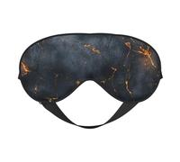 3D Fractured Landscape Print Sleep Mask with Adjustable Strap, Comfortable Eye Cover for Travel, Yoga, Napping, Sleeping & Relaxation