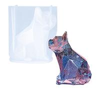 3D French Bulldog Soap Resin Mould,Multi-Faced Dog Silicone Molds Animal Ice Cube Tray,Puppy Candle Mold Chocolate Candy Soap Lotion Bar Polymer Clay Making DIY Epoxy Casting Plaster Mould
