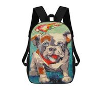 3D Friends Printing Daypacks Kids Casual Backpack Knapsack High Capacity Rucksack Travel Laptop Book Bag 17inch