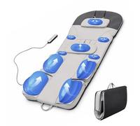 3D Full Body Massage Mat with Heat, Foldable Massage Pad with Remote Control, 3 Modes, 3 Intensity for Neck, Back, Waist, Hips and Legs Body Stretching & Lumbar Pull Muscle Relaxation Curved Stretch