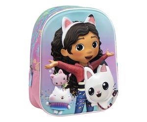 3D Gabby's Dollhouse Backpack For Kids Pink | Female Cerdà