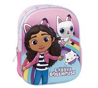 3D Gabby's Dollhouse Backpack For Kids Pink | Girl Cerdà