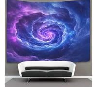 3D Galactic Nebula Printed Wall Blanket Home Decoration Bedding Poster Wall Art Tapestry Wall Hanging Tapestry Soft Polyester for Unisex Children Bedroom/Living Room/Dorm/Curtain 100cmx150cm