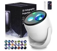 3D Galaxy Star Projector with 99+ Dynamic Themes Projection, 4K HD Planetarium Projector with Bluetooth Speaker, White Noise, Timer, Audio and Video Sync, Starry Sky Night Light for Kids Adults Gift