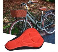 3D Gel Silicone Bicycle Seat Cover, Soft Padded Cushion Designed for Comfortable Riding and Effective Hip Pain Relief (Blue)