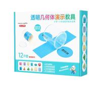 3D Geometric Shapes | Educational Material for Mathematics and Geometric Shapes to Manipulate, Educational Game for Spatial Thinking from 3+ Years for Children