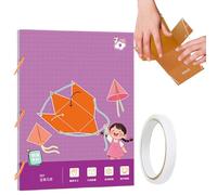 3d Geometry Learning Book, Educational Solid Toy Set, 9/12/15 Piece Spatial Thinking Learning Tool, Classroom Activity for Beginners, Travel, Homeschool, and Group Study, Learn Aid