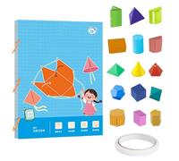 3D Geometry Learning Book - Tull String Spatial Thinking Game | Braid Rope Design Math Training Book | Interactive Volume and Exercises
