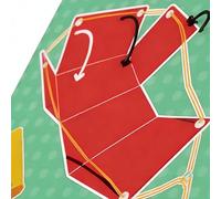 3D Geometry Learning Kit - 25cm String-Bound Book with Pop-Up Models, Creative Math Tool for Classroom & Home