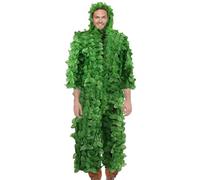 3D Ghillie - Leaf Outfit, Light Veil Clothing for Hunters, Birdwatchers, Nature Photography, Costume Film, Collection, Protection, for 10 Uses
