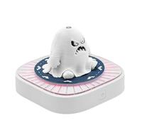 3D Ghost Calendar, Lighted Tear-Away Memo Pad for Halloween-Inspired Desktop Art, Paper Carving Planner for Apartment Study Dorm School Decoration 19x2.4 inches, ABS, Acrylic
