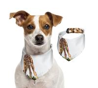 3d Giraffe South Africa,Pet Bib Scarf Cats Dog Bandana Dogs Towel Bib Adjustable Pet Scarf,S