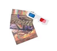 3D Glasses Science Experiments Kit for Kids - DIY Visual Perception STEM Science Kits with Anaglyph Red Blue Glasses & 3D Image Cards | Educational Classroom Project for Students Ages 6 7 8 9 10 11 12