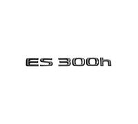 3D Glossy Black ABS Letters ES200 ES250 ES260 ES300 ES350 ES300h ES350h ES350L Emblem Compatible With Lexus Car Trunk Logo Sticker(ES300h)