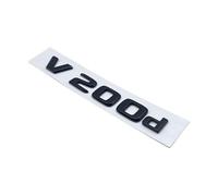 3D Glossy Black Letters V250d NIGHT EDITION ABS Emblem For Mercedes Benz V W447 Car Badge Trunk Nameplate Logo Sticker(V200d)