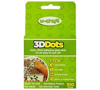 3D Glue Dots - 100 permanent glue dots on a roll - Double-sided, Sticky, Adhesive Dots for Creative Hobbies, Arts & Crafts & Other Projects