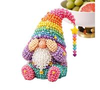 3D Gnome Beads Kit | With Guide Gnomes Figurines | Beading Kit for Beginners | For Boys Girls Beginners School Home Travel