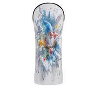 3d Gnome Water Golf Club Head Cover Set Premium Leather Accessories with Number Tags for Driver, Fairway Wood Hybrid