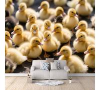 3D Gothic Wallpaper Cute Duckling, Wallpaper for Girls Bedroom Animal Farm 400x280cm Living Room Bedroom Kids Room Photomurals Full Backdrop Decorative Art Easy Installation