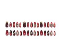 3D Gradient Galaxy Nails 24PCS Reusable ABS Starry Sky Style Easy to Wear Soft Fit Fashion INS