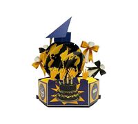 3D Graduation Card, Congratulations Design, Stylish 3D Greeting Card, Graduate Party Gift, Thoughtful Choice For Celebration, Suitable For Classmates, Siblings And Students At The Ho
