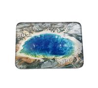 3D Grand Prismatic Spring Yellowstone National Park USA Refrigerator Fridge Magnet Crystal Glass Magnet Tourist Travel Souvenir Collection Gift Magnetic Sticker Home Kitchen Decoration