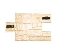 3D Granite Stone Pattern Vertical Decorative Impression Concrete Cement Imprint Mat Stamp (Granite 1pcs)