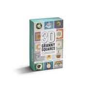 3D Granny Square Cards: Crochet cards for 52 pop-up granny squares