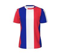 3D Graphic Colorful T-Shirts Novelty France Flag Printed Short Sleeve Crew Neck Print Tee for Men Women and Youngs Unisex T Shirts Summer Top Tees S-6XL