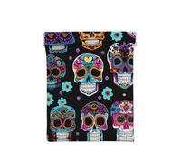 3d Graphics Universe Space Print Leather Coin Purse, Small Change Pouch Wallet,Squeeze Coin Purse Pouch For Men Women, Sugar Skull, One Size, Fashion
