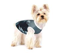 3D Graphics Universe Space print Tshirts for Small Dogs Dog's Fashion Shirt Breathable Sleeveless Shirts for Small Dogs