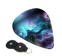 3d Graphics Universe Space Set Of 6 Guitar Plectrums For Acoustic Guitar, Electric Guitar, Bass, Ukulele - Thin, Medium And Thick.