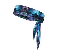 3D Graphics Universe Space Unisex Sports Head Tie - Double-Sided, Moisture-Wicking Workout Headband, Adjustable Knotted Band for Running, Yoga & Gym