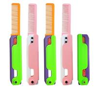 3D Gravity Butterfly Comb, 3D Straight Jump Gravity Comb, Creative Folding Pocket Comb Hair Comb, Fidget Toys Adults,Anxiety Stress Relief Toy, Perfect for Autism and ADD