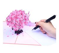 3D Greeting Card, Birthday Pop Up Card, Birthday Card for Women High Quality Cardboard Pop-Up Card, 15×20cm High Quality with Engraving, Color Printing, obj