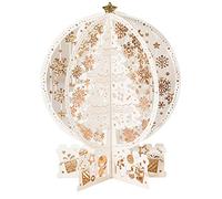 3D Greeting Christmas Cards, Pop-Up Card with Envelope Hollow up Christmas Thank You Cards Holiday Postcards Handmade Paper Craft for Christmas New Year Holiday Birthday Gift