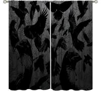 3D Halloween CurtainBlackout Thermal Insulating Drapes for Bedroom Living Room & Kids RoomStylish Decorative Design Size: 2 X 1124199751662390