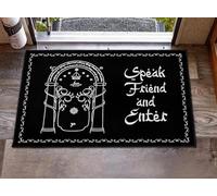 3d Halloween Lord Rings Speak Friend and Enter 1pc Doormat | Indoor and Outdoor Use Mats Bath Mat Holiday Home or Gift-60x90cm