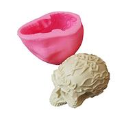 3D Halloween Skull Silicone Mold Epoxy Resin Decoration Making Soap Melt Resin Polymer Clay Home Decor