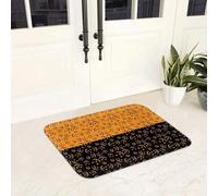 3D Halloween Thanksgiving Pumpkin Pattern Non-slip Floor Mat Antiwear Carpet Rug for Kitchen Entrance Balcony Footpad Mats-50x80cm