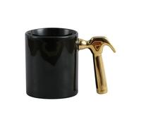 3D Hammer Handle Ceramic Coffee Mug, Novelty Tool-Themed Mug for Men, Dad & Handmade Enthusiasts, Cool Present for Father's Day, Birthday, Christmas (350ml)