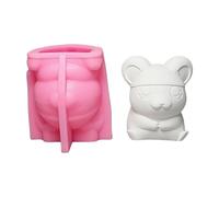 3D Hamster Figurine Silicone Mold Epoxy Resin Soap Making 3D Animal Statue Silicone Making Mold