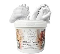 3D Hand Casting Keepsake for Kids - Baby Footprint Kit & Handprint Kit - Personalised Baby Gift for Cherished Moments - Fun, Easy Sculpture for All Ages - The Lovely Keepsake