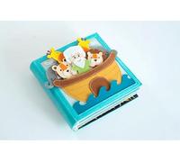3D Handmade Felt Christian Busy Book with Removable Characters, Bible Stories Quiet Book for Toddlers 1-3, Interactive Activity Book for Church